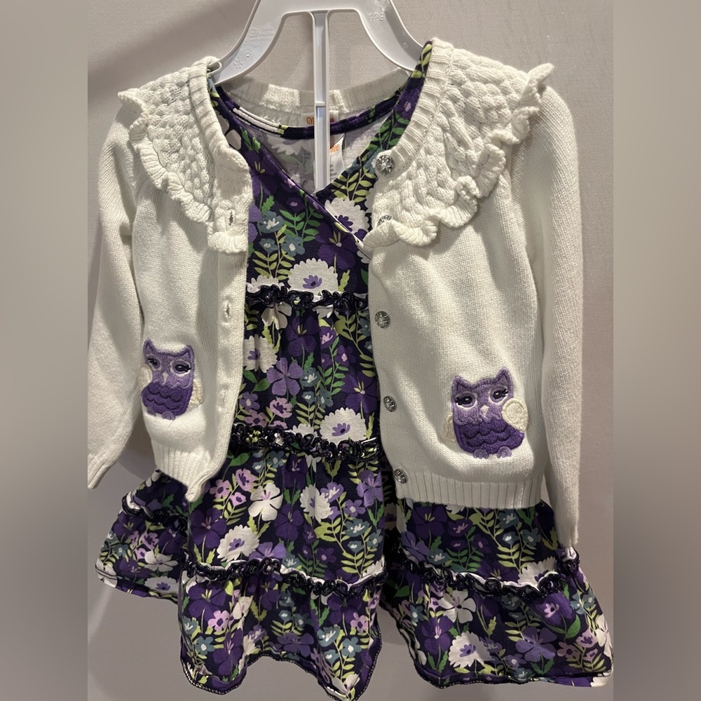 Gymboree brand dress and sweater set!